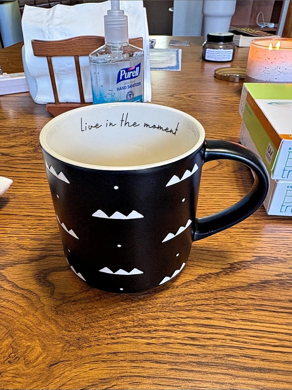 Black & White Geometric Mug